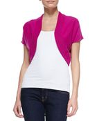 Michael Kors Cashmere Short-Sleeve Shrug - Lyst