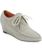 Gentle Souls Suede Wedge Ankle Boots - Lyst