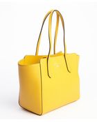 Gucci Yellow Leather 'Swing' Small Tote - Lyst