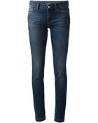 Dolce & Gabbana Faded Skinny Jean - Lyst