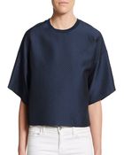 3.1 Phillip Lim Boxy Jacquard Top - Lyst