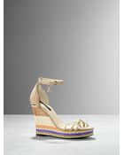 Patrizia Pepe Wedge Sandal - Lyst