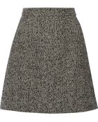 Dolce & Gabbana Tweed Mini Skirt - Lyst