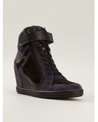 Hogan Rebel Hidden Wedge Sneakers - Lyst