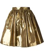 MSGM Pleated Skirt - Lyst