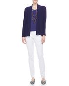Eileen Fisher Organic Cotton Skinny Jeans White - Lyst