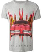 Philipp Plein Graphic Print T-Shirt - Lyst