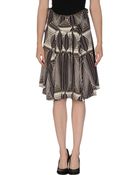 Just Cavalli Knee Length Skirt - Lyst