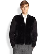 Fendi Cashmere Mink Fur Bomber Jacket - Lyst