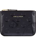 Comme Des Garçons Polkadot Embossed Pouch Black - Lyst
