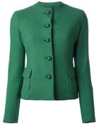 Aspesi Fitted Collarless Jacket - Lyst