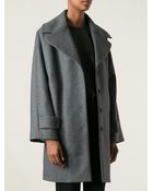 Rochas Classic Peacoat - Lyst