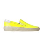 Saint Laurent Shoes Sneaker Slipper Leather Fluo - Lyst