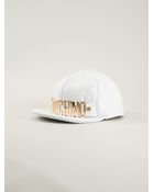Moschino Quilted Logo Cap - Lyst