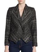 Twelfth Street Cynthia Vincent Metallic Waiter'S Jacket - Lyst