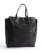 ChloƩ Black Leather Shopper Tote - Lyst