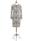 Vince Camuto Paisley Embroidered Sheath Dress - Lyst