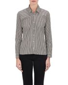 Alexander Olch Stripe Poplin Shirt - Lyst