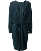 Lanvin Draped Dress - Lyst