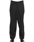McQ by Alexander McQueen 19Cm Paneled Fluid Wool Trousers - Lyst