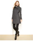 Jones New York Tweed Walker Coat - Lyst