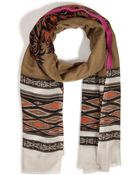 Etro Cashmere Printed Scarf - Lyst