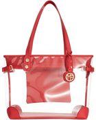 Marc Fisher Clear Large Tote - Lyst