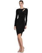 Catherine Catherine Malandrino Draped Jersey Dress - Lyst