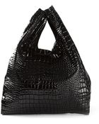Mm6 By Maison Martin Margiela Snake-effect Shoulder Bag - Lyst