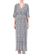 MICHAEL Michael Kors Printed Maxi Dress - Lyst