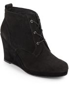 Dv By Dolce Vita Patrix Suede Wedge Ankle Boots - Lyst