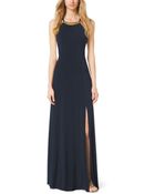 Michael Kors Embellished Maxi Dress - Lyst