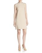 Dolce & Gabbana Crystal-Trimmed Shift Dress - Lyst