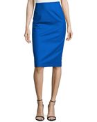 Michael Kors Techno Felt Wool Pencil Skirt - Lyst