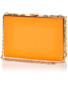 River Island Orange Box Clutch Bag - Lyst
