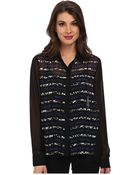 Kenneth Cole Gemini Blouse - Lyst