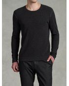 John Varvatos Cashmere Crewneck Sweater - Lyst