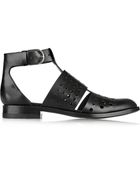 Alexander Wang Lyoka Perforated Leather Sandals - Lyst