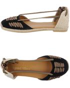 Espadrilles flats flat sandals - Lyst