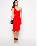 Love One Shoulder Dress - Lyst
