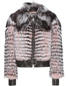 Alexander McQueen Fox Fur Jacket - Lyst