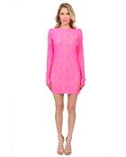 Savee Couture Open Back Lace Dress - Lyst