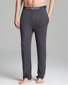 Emporio Armani Knit Lounge Pants - Lyst