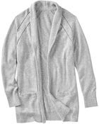 Gap Marled Shawl Open-Front Cardigan - Lyst