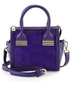 Sondra Roberts Mini Calf Hair Satchel Bag - Lyst