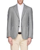 Canali Houndstooth Blazer - Lyst