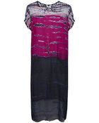 Raquel Allegra Silk Tie Dye Dress - Lyst