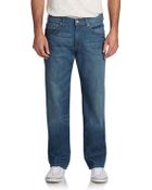 7 For All Mankind Austyn Faded Relaxed Straight-Leg Jeans - Lyst