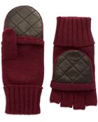 Lauren by Ralph Lauren Fingerless Glove Mittens - Lyst