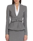Donna Karan New York Belted Wrap Jacket - Lyst